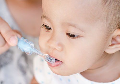 Protecting those little teeth starts with keeping them sparkling clean.