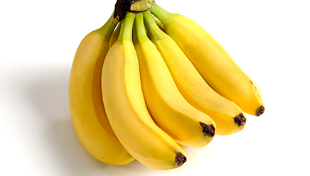 Mashed soft fruit like bananas