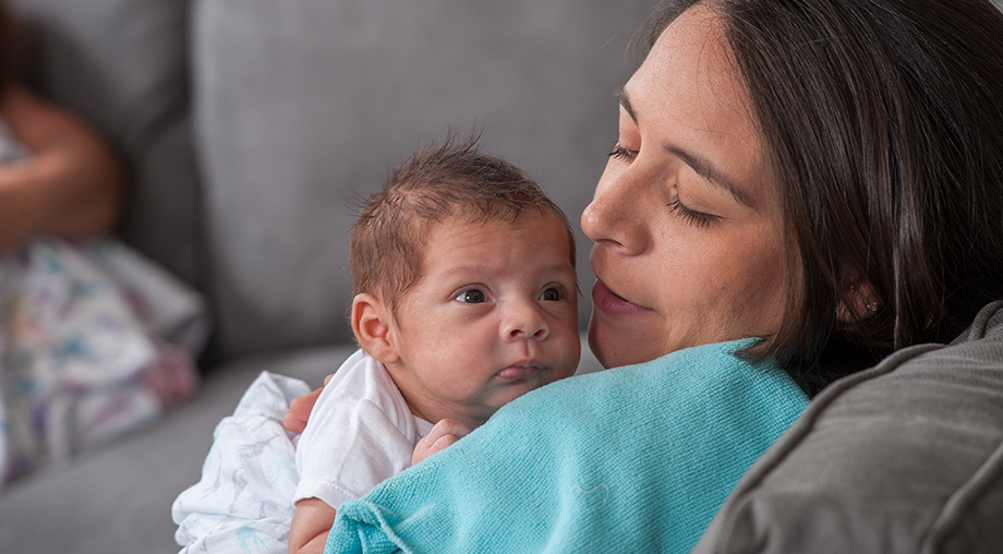 Babies calm most easily when sounds and actions are repeated.