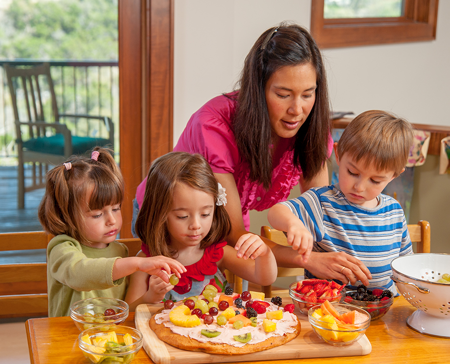 Try a "Make Your Own" night. Let your family put together its own soft tacos, sandwiches, pizza, or salads.