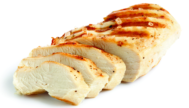 Soft cooked meats (chopped chicken or turkey)