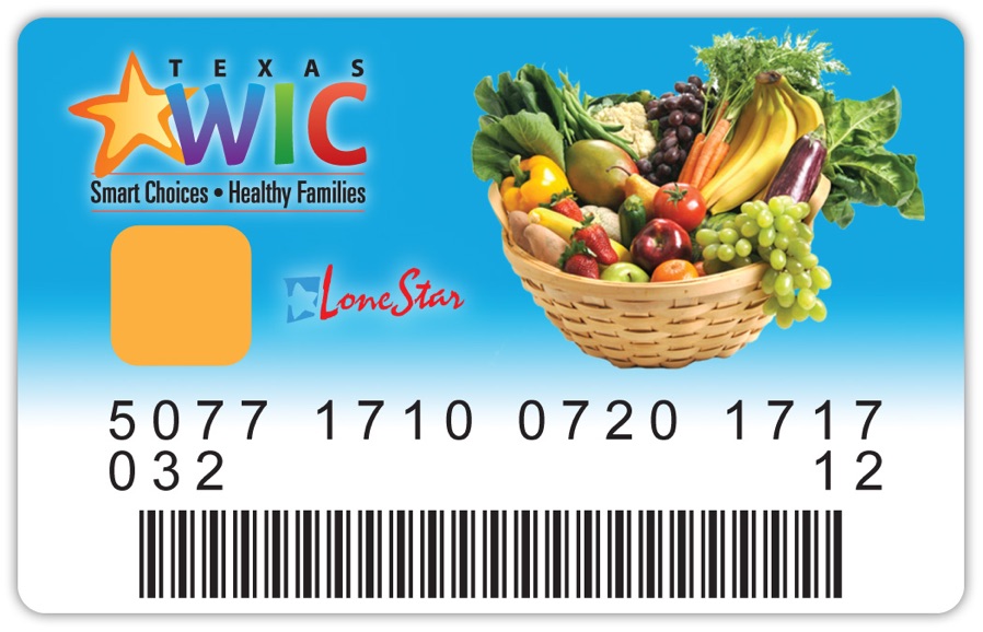 Your Texas WIC card works like a debit card and keeps track of your food benefits for each month.