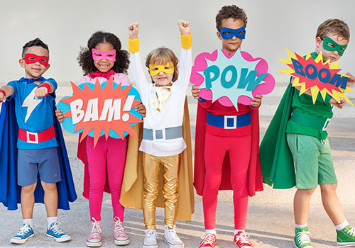 Encourage your child to be creative!