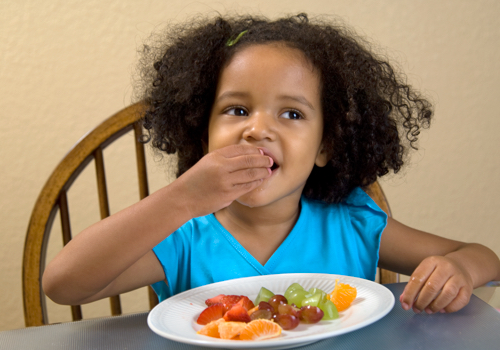 Hungry for three meals and two or three healthy snacks each day.