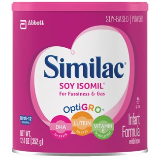 Similac Soy Based container